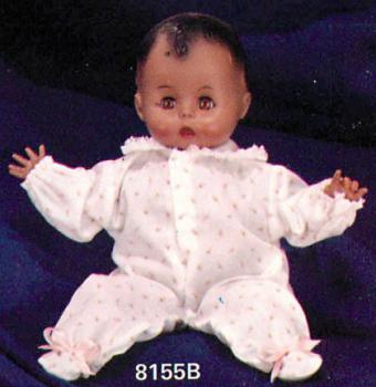 Effanbee - Baby Button Nose - Sweet Dreams - African American - Doll